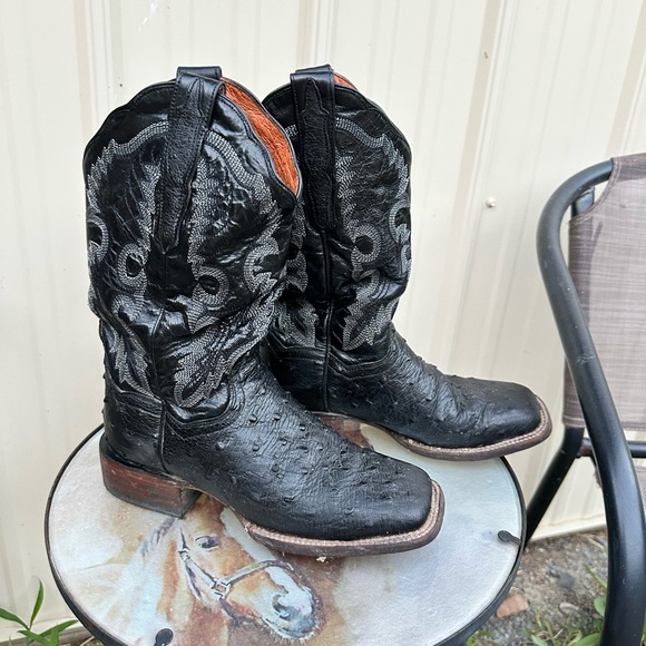 Women’s Dan Post Ostrich Boots - Picture 2 of 7